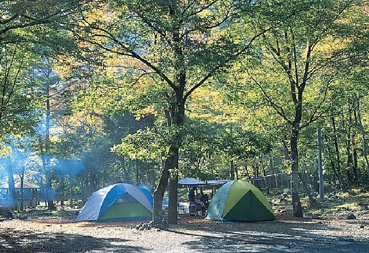 静岡市梅ケ島キャンプ場